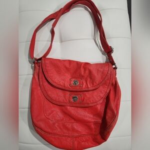 Vintage Marc Jacobs leather satchel crossbody double flats